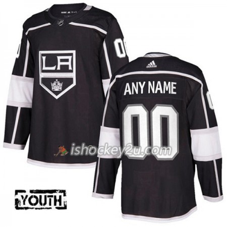 Børn NHL Los Angeles Kings Tilpasset Adidas 2017-2018 Sort Authentic
